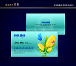 玉米名片 蝴蝶名片 花纹名片 纹路名片