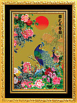 牡丹 牡丹花 孔雀 国色天香