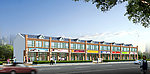 沿街建筑效果图