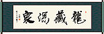 龙藏深泉书法