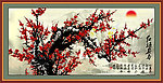 国画梅花
