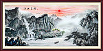 国画 江山多娇