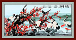 梅花 仙鹤