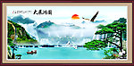 巨幅山水画