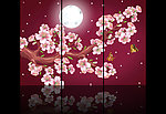 无框画玉兰花