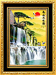 巨幅山水画