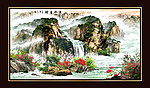 巨幅山水画