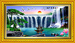 巨幅山水画