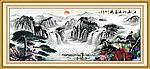 迎客松 国画山水