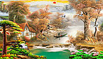 油画 乡村油画
