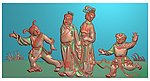 精雕图 欢乐一家人 jdp