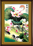 水墨荷花