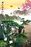 黄山迎客松