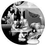 浮雕灰度图