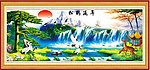 巨幅山水画