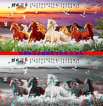 马到成功立体画序列