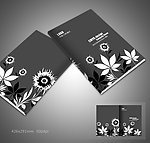 黑白创意画册封面设计