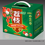 荔枝 包装 （平面图）