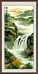 山水画 高山流水