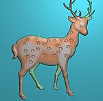 精雕图 鹿4 jdp
