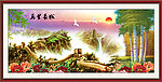 油画长城
