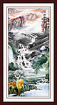 巨幅山水画