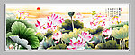 国画荷花