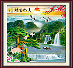 巨幅山水画