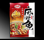 麻辣鱼包装袋展开图