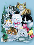 猫咪油画