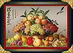 静物油画 硕果累累