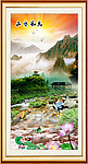 巨幅山水画