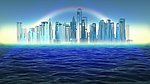 海上城市彩虹高清视频