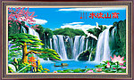 巨幅山水画