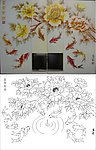 富贵有余 牡丹花 九