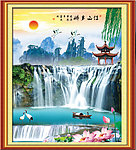 巨幅山水画