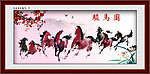 骏马图