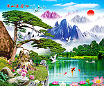 黄山迎客松