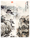 移门 山水