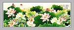 国画荷花