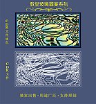 教堂玻璃图案