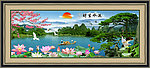 巨幅山水画