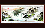 国画 山水风景