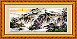 水墨风水画