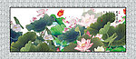 国画荷花