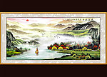山水 流水生财