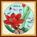 荷花 连年有余