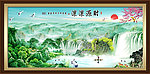 山水国画 财源滚滚