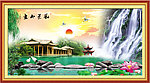 巨幅山水画