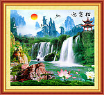 巨幅山水画